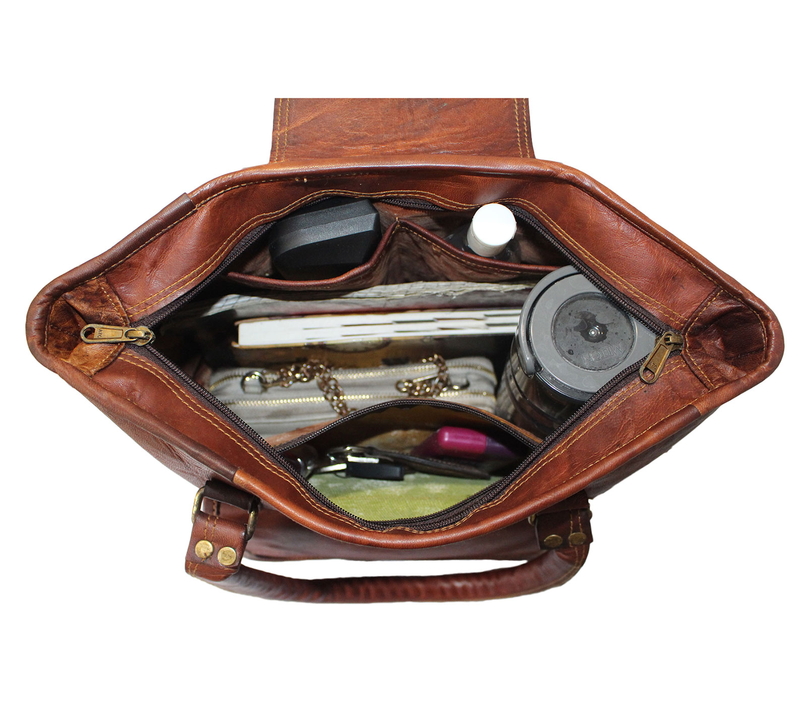 Womens Everday Tote Genuine Leather Shoulder Purse Business Handbag